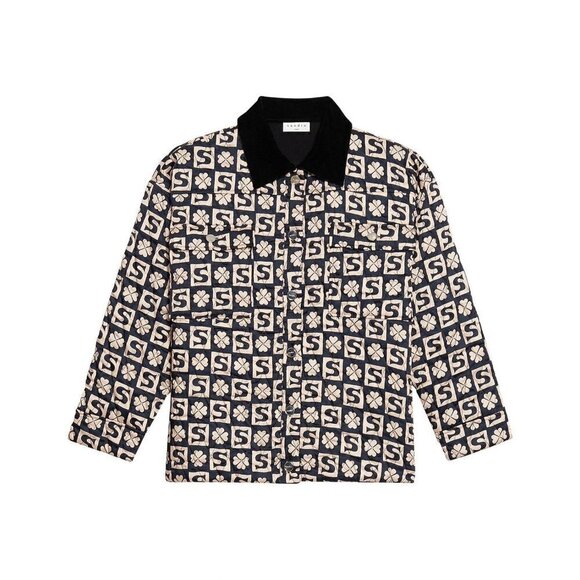 Sandro Enora Cardi-Coat Blue Womens Size 3 US Size Large - Picture 14 of 16